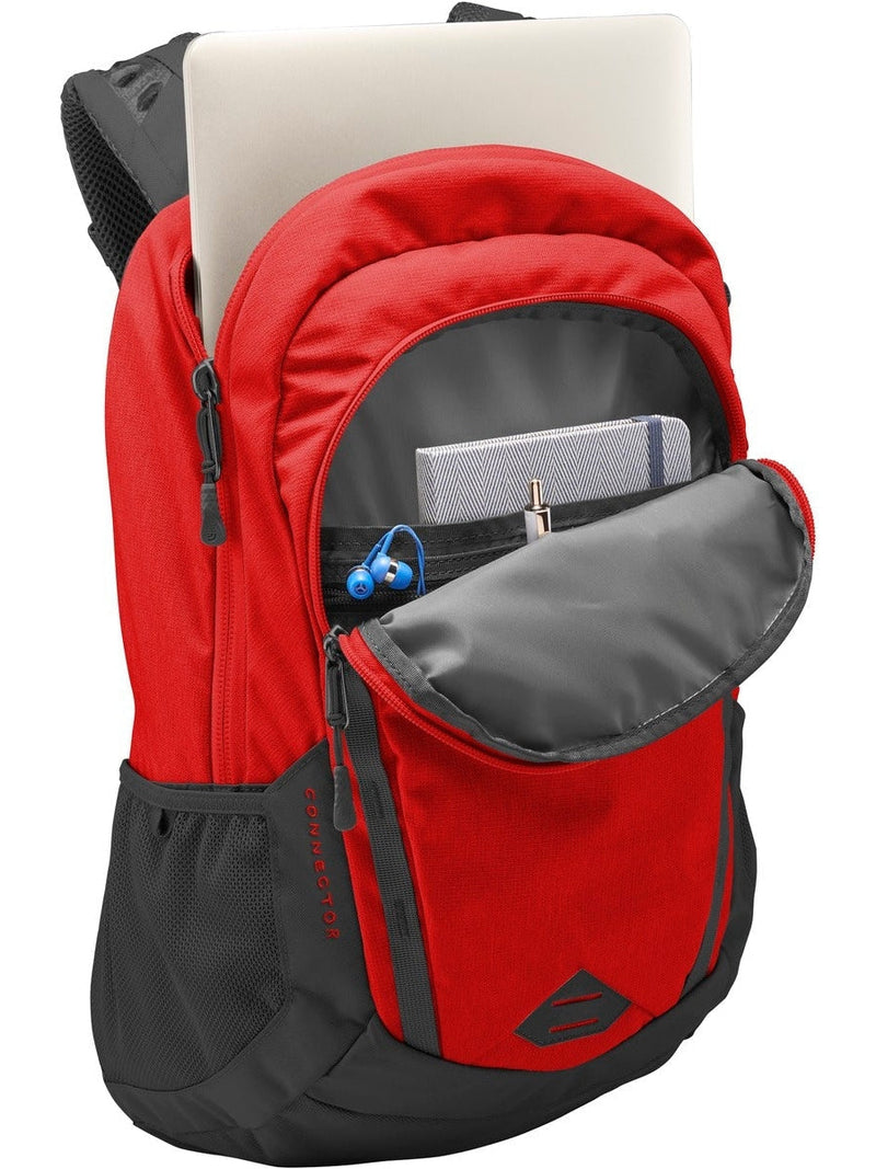 no-logo The North Face Connector Backpack-Regular-The North Face-Rage Red/Asphalt Grey-Thread Logic