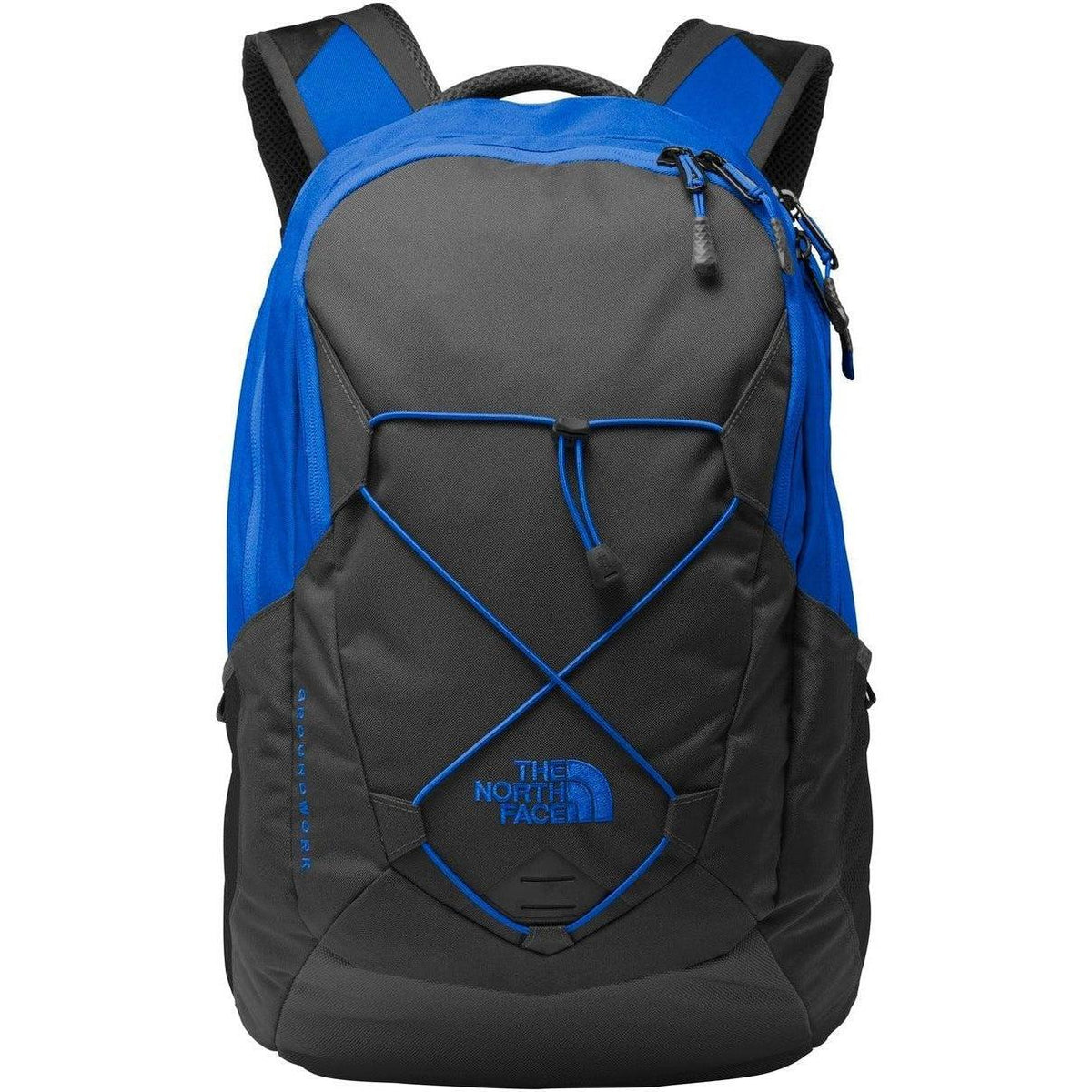 no-logo The North Face Groundwork Backpack-Bags-The North Face-Monster Blue/Asphalt Grey-Thread Logic