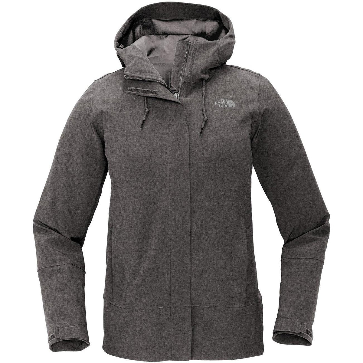 no-logo The North Face Ladies Apex Dryvent Jacket-Active-The North Face-TNF Dark Grey Heather-S-Thread Logic