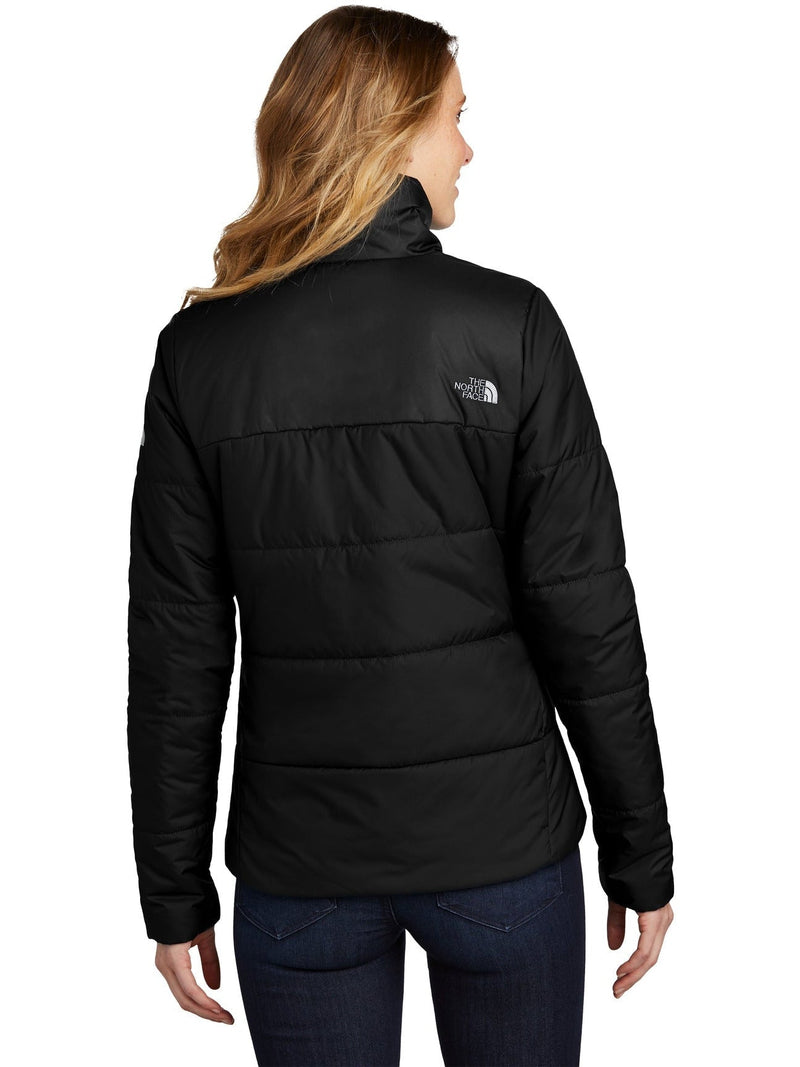 THE NORTH FACE Cropped down jacket in white/ black