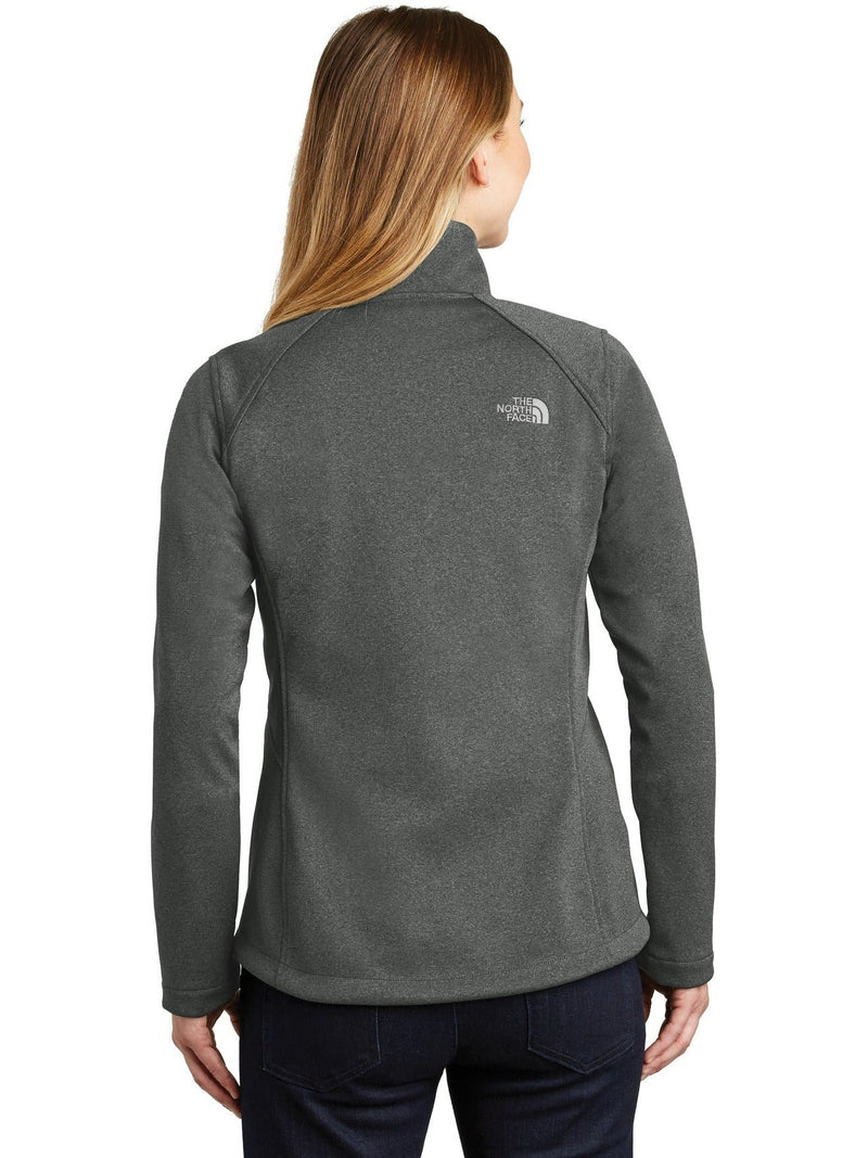 The North Face Women's Crescent Knit Jacket Full Zip Gray Medium