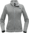 no-logo The North Face Ladies Sweater Fleece Jacket-Regular-The North Face-TNF Medium Grey Heather-S-Thread Logic