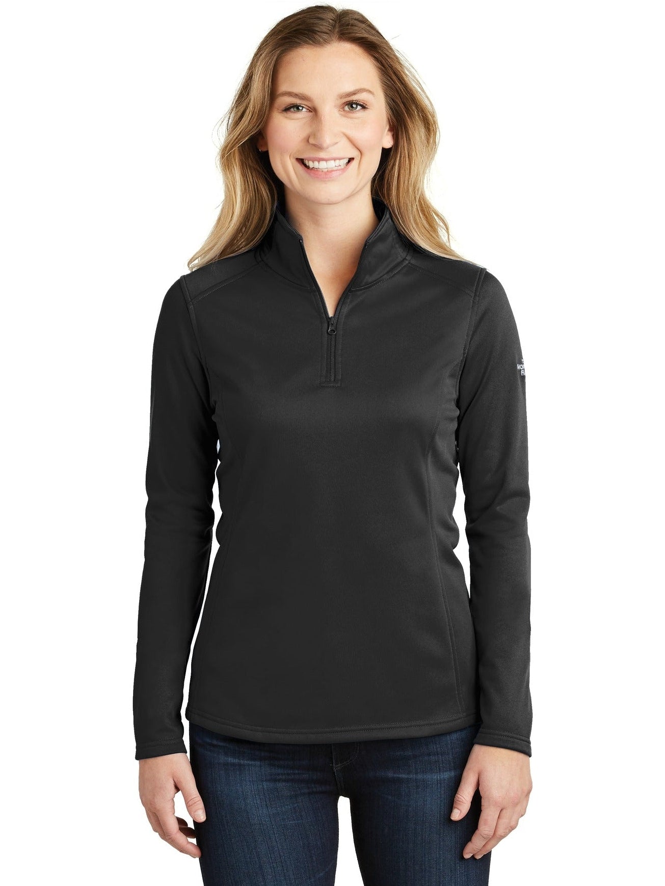 no-logo The North Face Ladies Tech 1/4-Zip Fleece-Active-The North Face-Thread Logic
