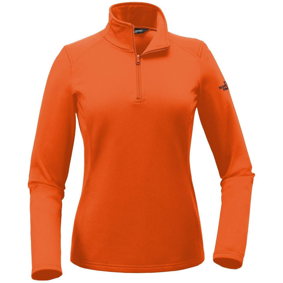no-logo The North Face Women's Tech 1/4-Zip Fleece-Quarter Zips-The North Face-Orange Ochre-S-Thread Logic