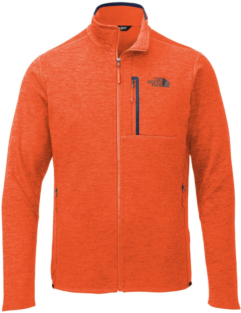 The North Face Skyline Full-Zip Fleece Jacket-Regular-The North Face-Zion Orange Heather/Urban Navy-2XL-Thread Logic