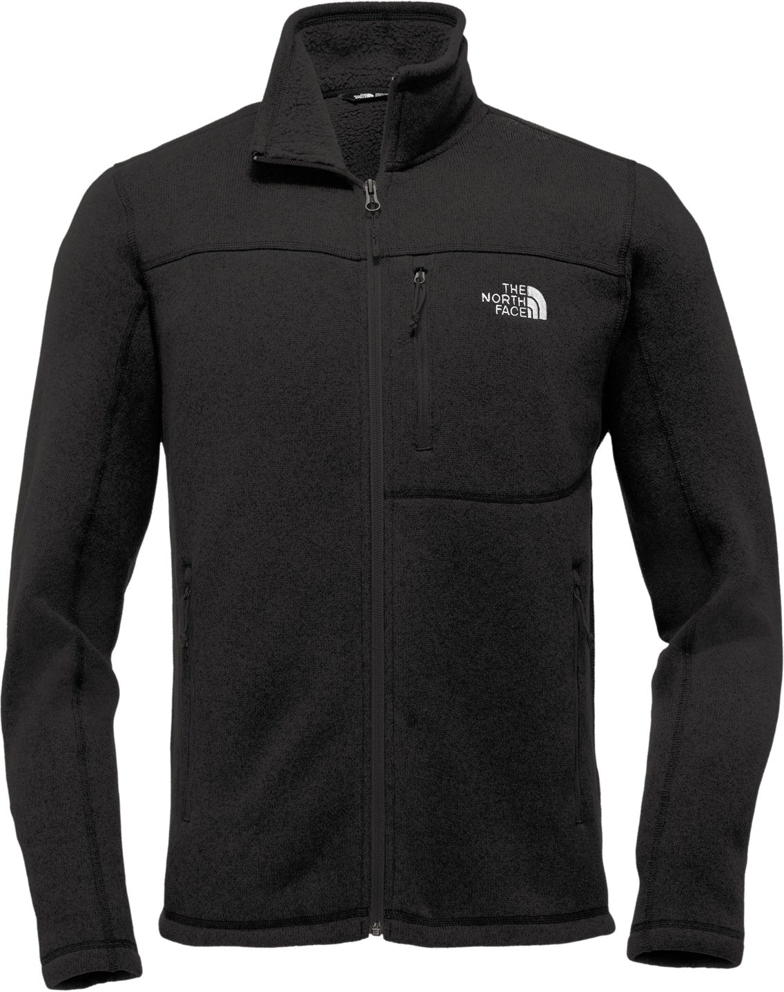 The North Face Sweater Fleece Jacket-Regular-The North Face-TNF Black Heather-S-Thread Logic