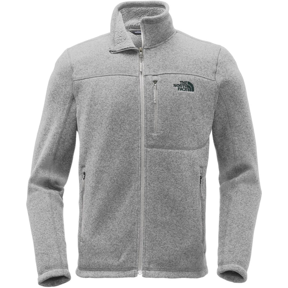 no-logo The North Face Sweater Fleece Jacket-Regular-The North Face-TNF Medium Grey Heather-S-Thread Logic