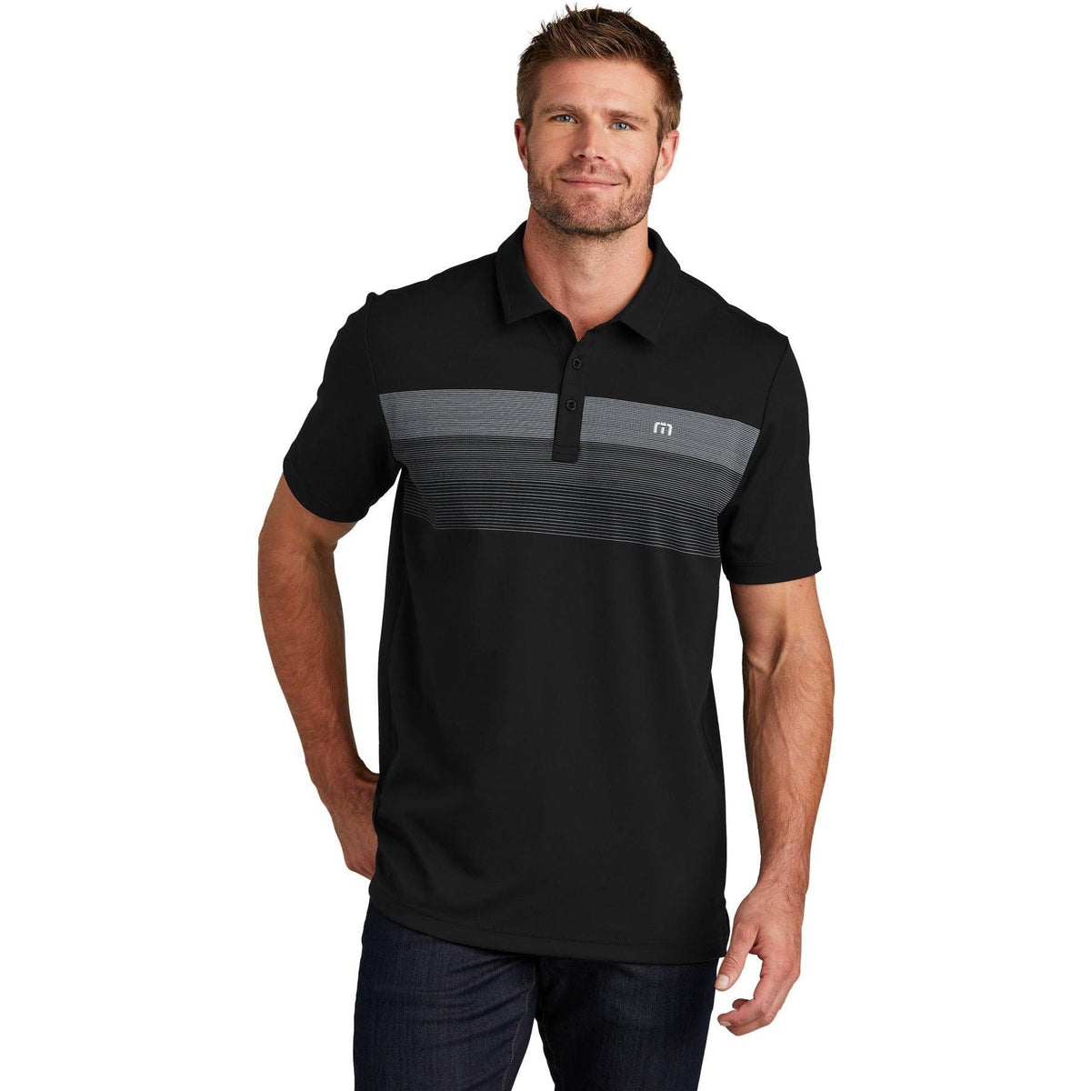 no-logo TravisMathew Coastal Chest Stripe Polo-New-TravisMathew-Thread Logic