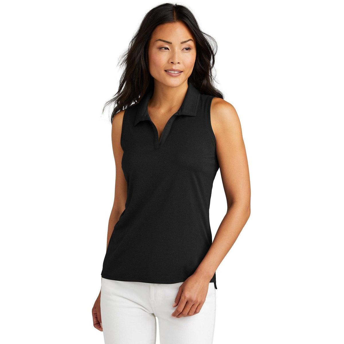 no-logo TravisMathew Ladies Coto Performance Sleeveless Polo-New-TravisMathew-Thread Logic