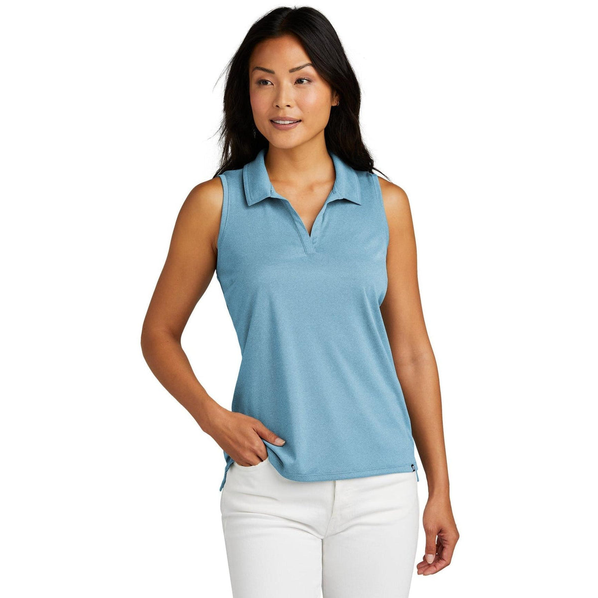 no-logo TravisMathew Ladies Coto Performance Sleeveless Polo-New-TravisMathew-Thread Logic