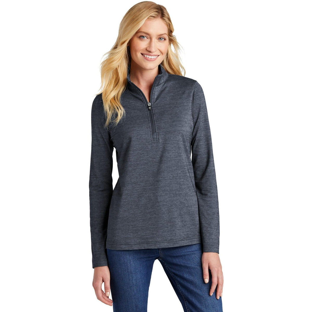 no-logo TravisMathew Ladies Crestview 1/4-Zip-Regular-TravisMathew-Thread Logic