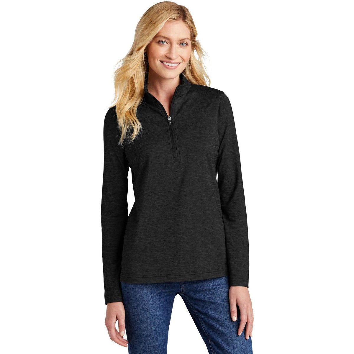 no-logo TravisMathew Ladies Crestview 1/4-Zip-Regular-TravisMathew-Thread Logic