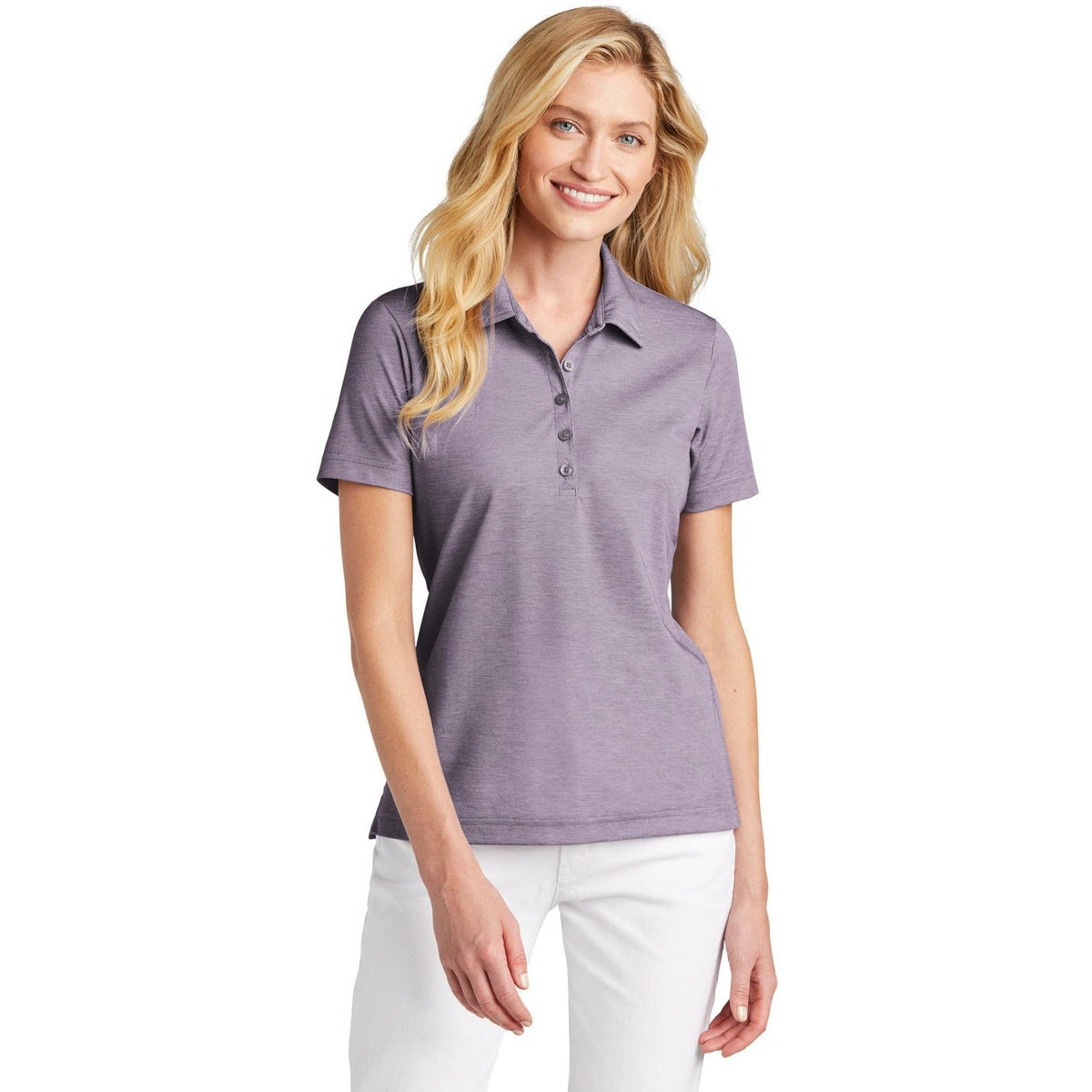 no-logo TravisMathew Ladies Oceanside Heather Polo-Regular-TravisMathew-Thread Logic