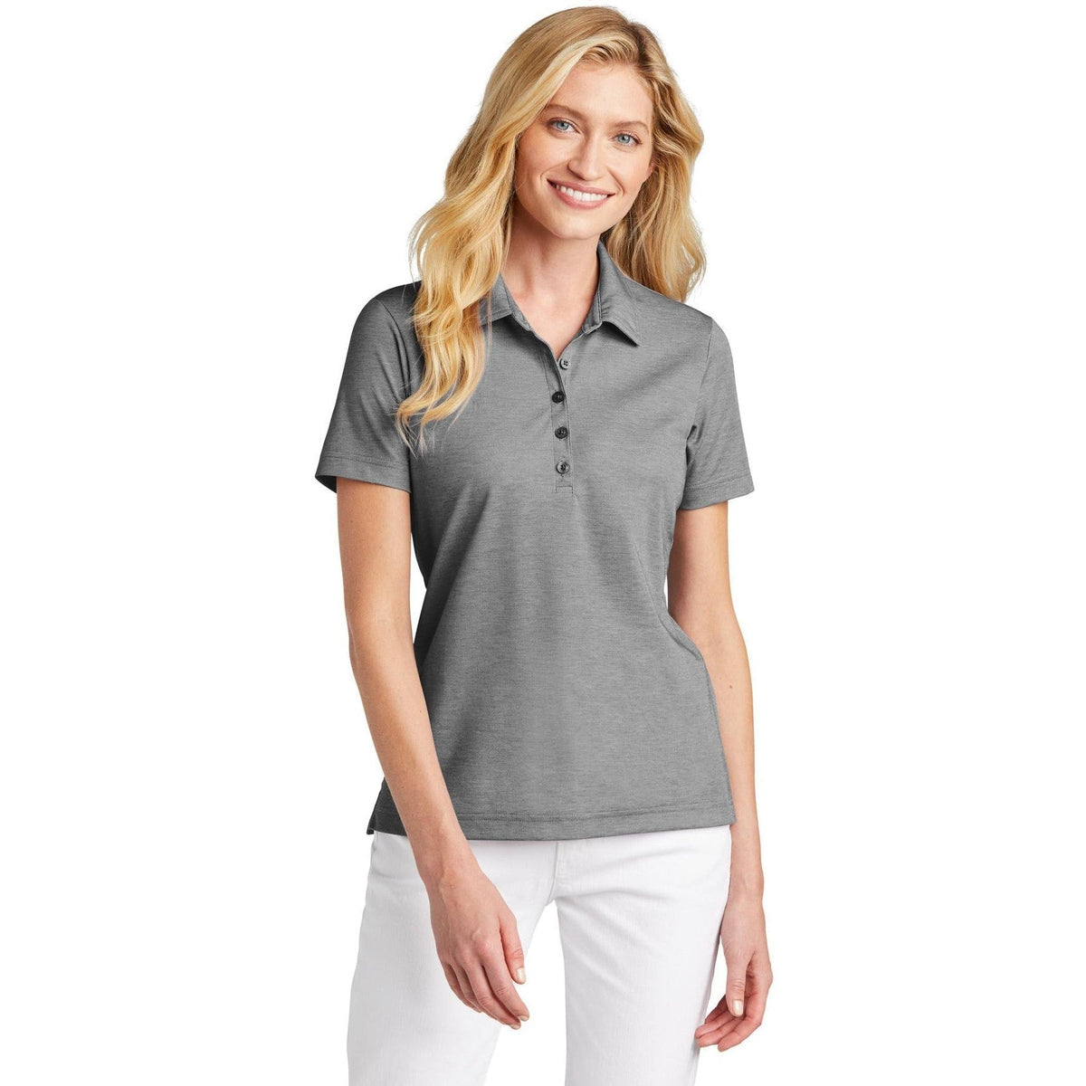 no-logo TravisMathew Ladies Oceanside Heather Polo-Regular-TravisMathew-Thread Logic