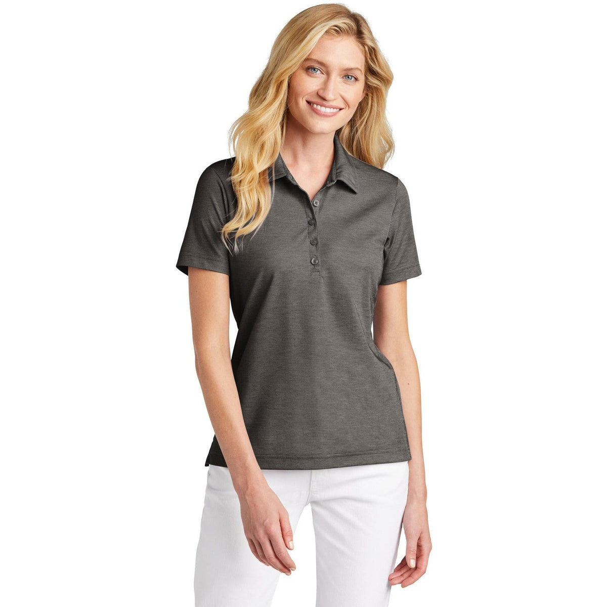 no-logo TravisMathew Ladies Oceanside Heather Polo-Regular-TravisMathew-Thread Logic
