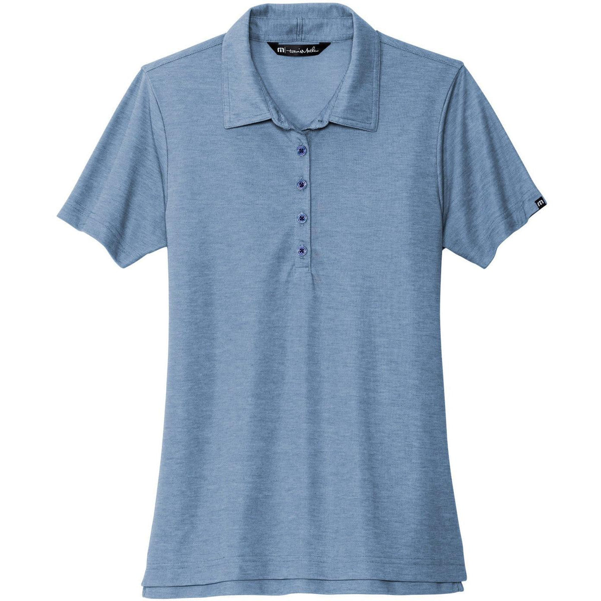 no-logo TravisMathew Ladies Oceanside Heather Polo