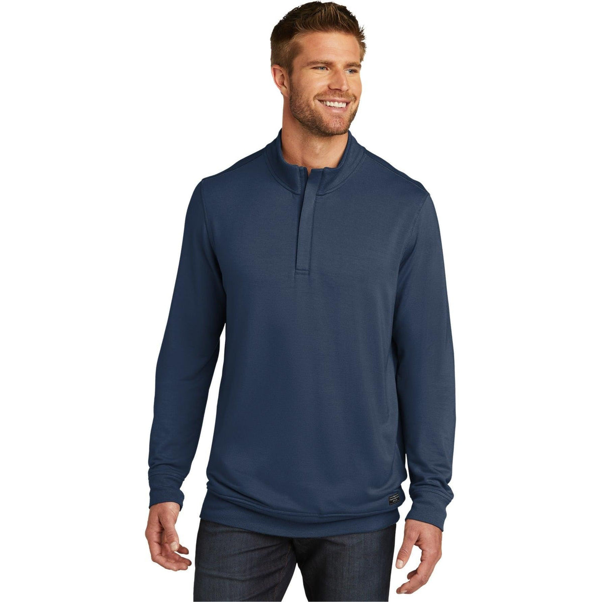 no-logo TravisMathew Newport 1/4-Zip Fleece-Regular-TravisMathew-Thread Logic