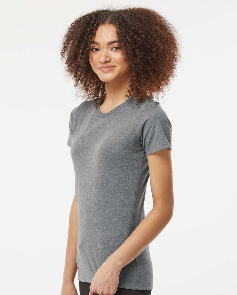 no-logo Tultex Ladies Premium Cotton Blend T-Shirt-T-Shirts-Tultex-Thread Logic