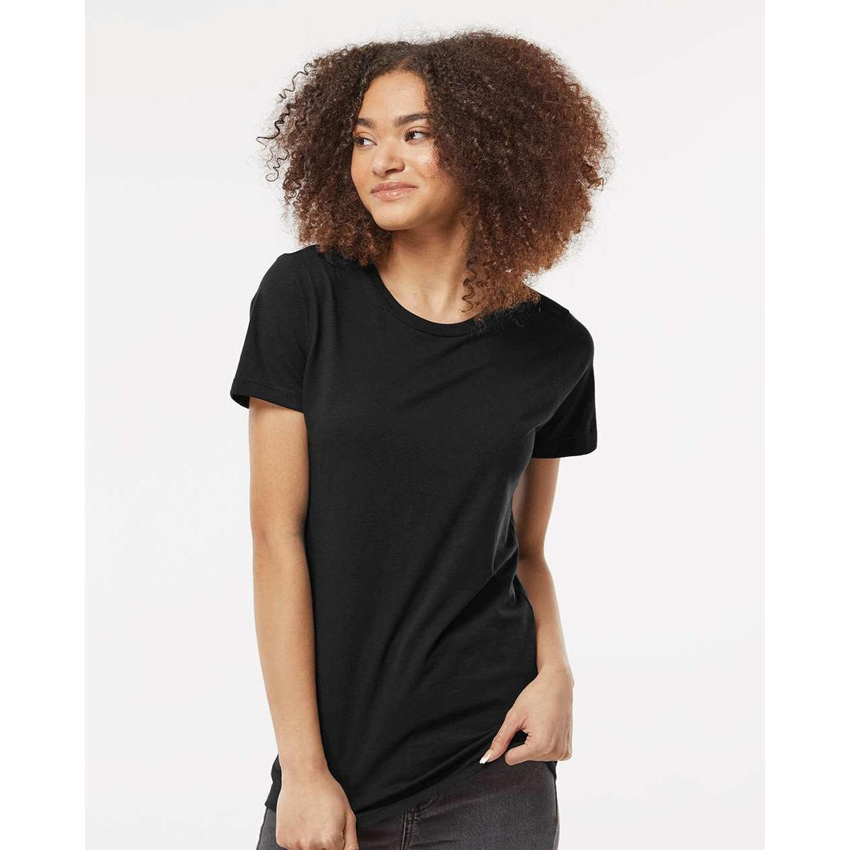 no-logo Tultex Ladies Premium Cotton T-Shirt-T-Shirts-Tultex-Thread Logic