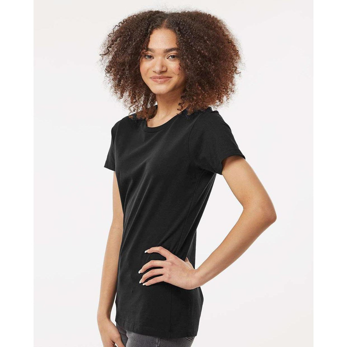 no-logo Tultex Ladies Premium Cotton T-Shirt-T-Shirts-Tultex-Thread Logic
