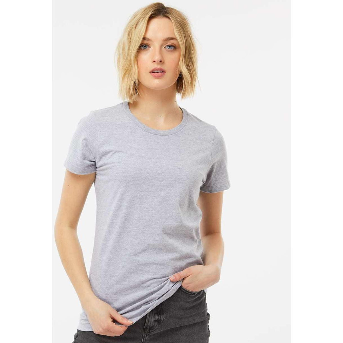 no-logo Tultex Ladies Premium Cotton T-Shirt-T-Shirts-Tultex-Thread Logic