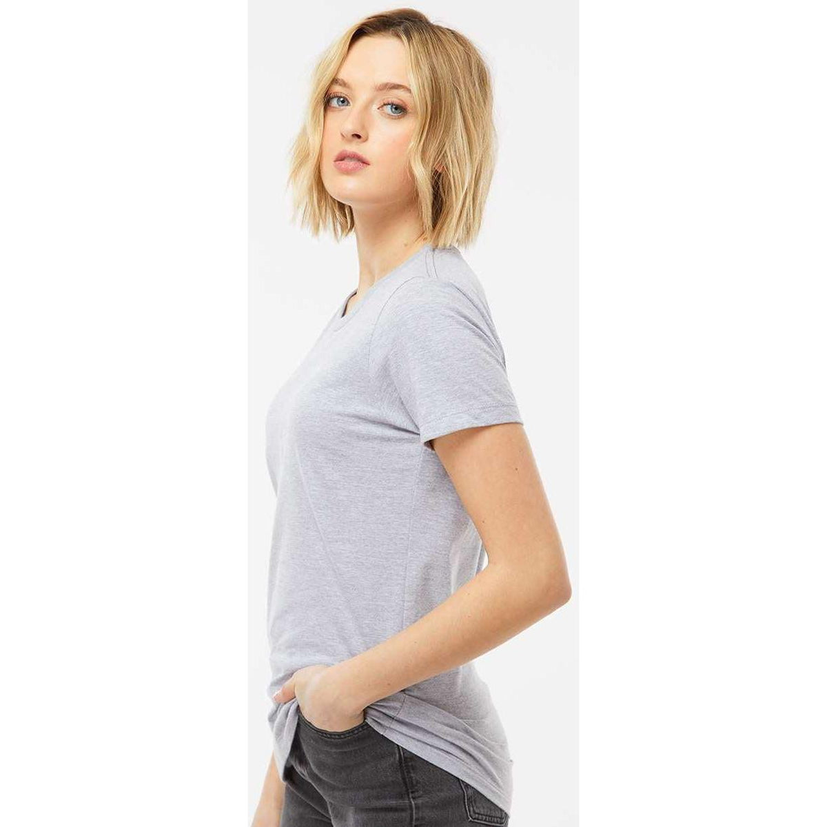 no-logo Tultex Ladies Premium Cotton T-Shirt-T-Shirts-Tultex-Thread Logic