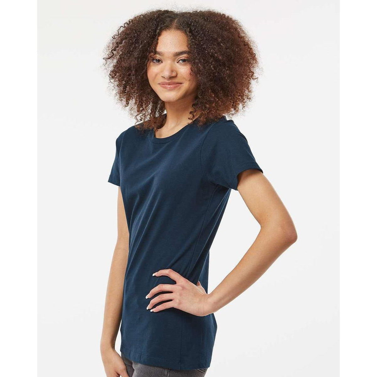 no-logo Tultex Ladies Premium Cotton T-Shirt-T-Shirts-Tultex-Thread Logic
