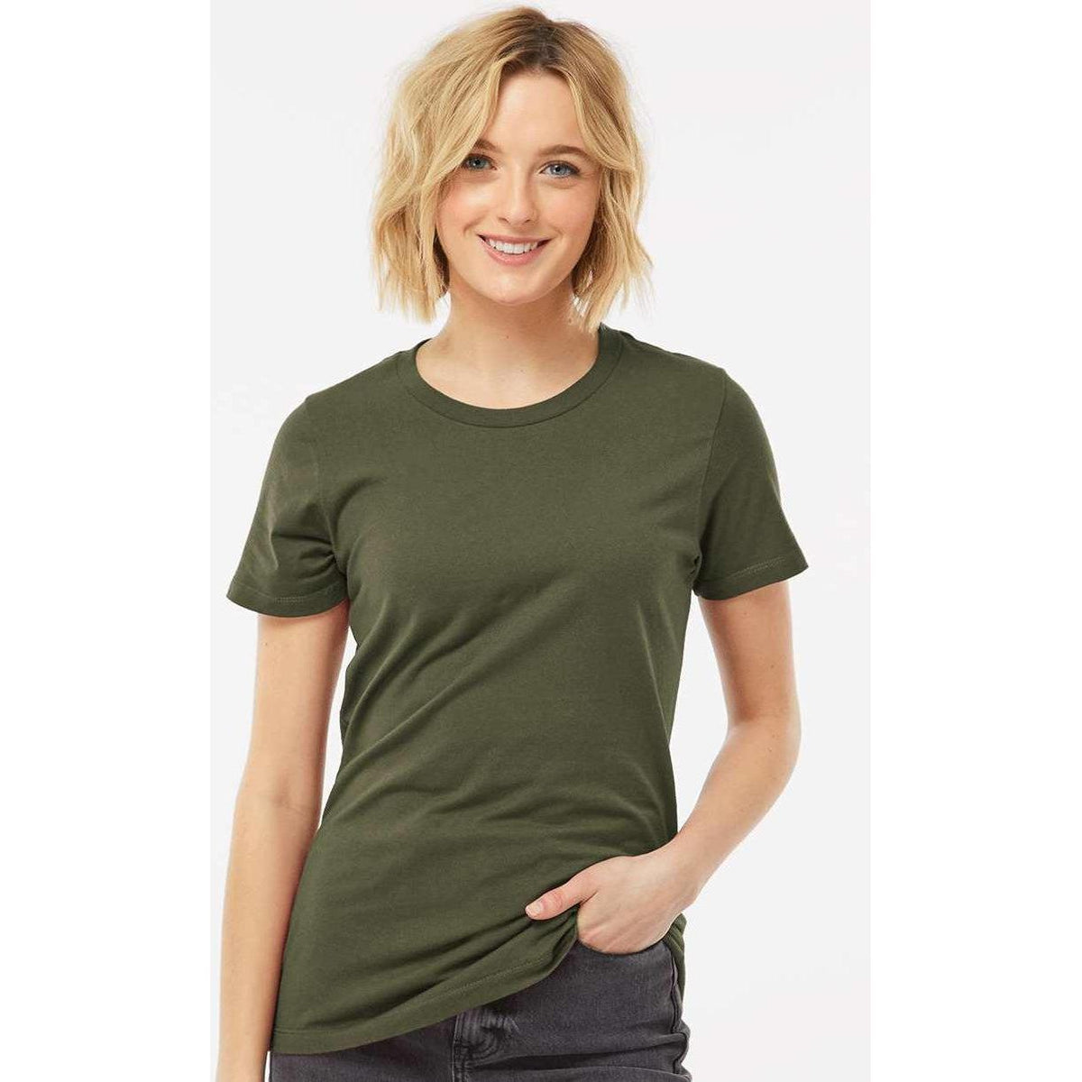 no-logo Tultex Ladies Premium Cotton T-Shirt-T-Shirts-Tultex-Thread Logic