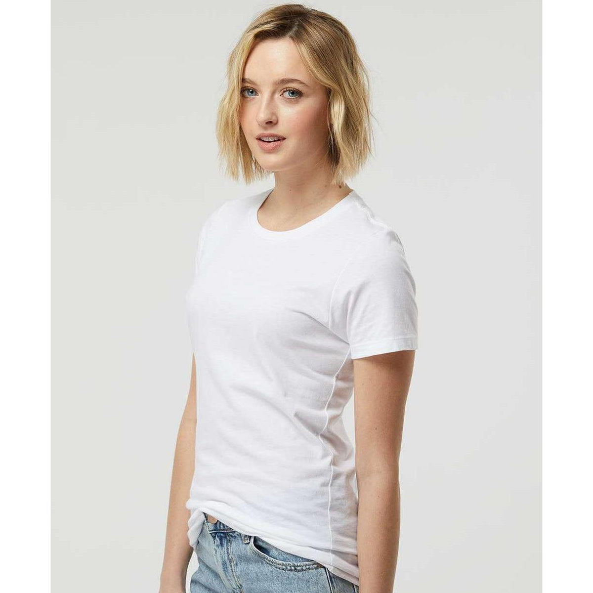 no-logo Tultex Ladies Premium Cotton T-Shirt-T-Shirts-Tultex-Thread Logic