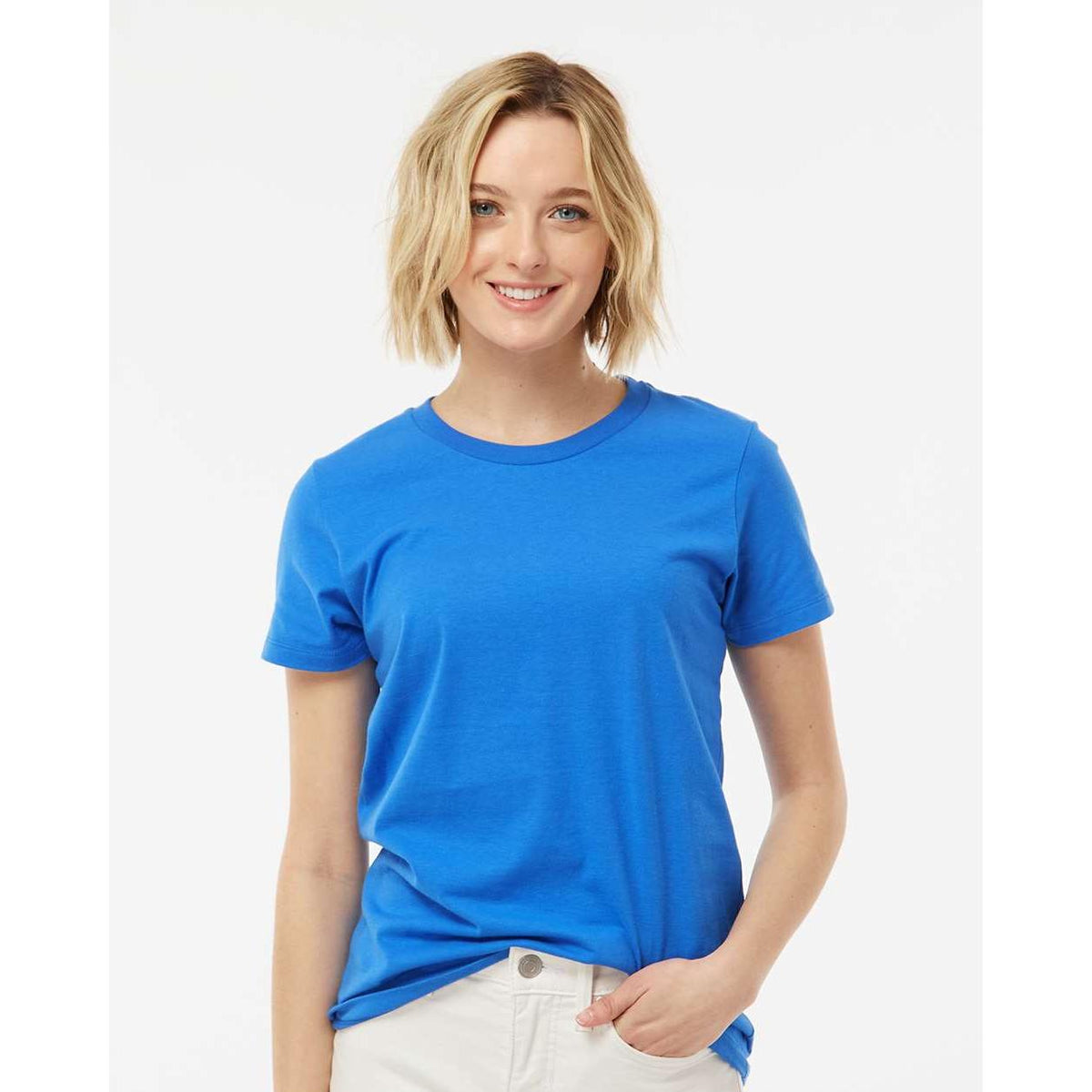 no-logo Tultex Ladies Premium Cotton T-Shirt-T-Shirts-Tultex-Thread Logic