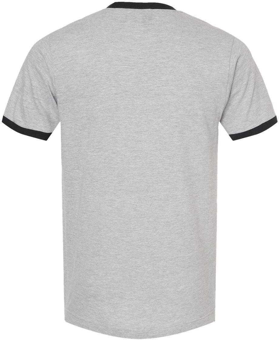 no-logo Tultex Unisex Fine Jersey Ringer T-Shirt-T-Shirts-Tultex-Thread Logic