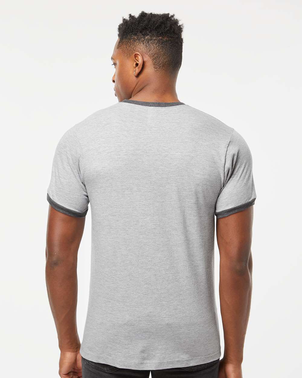 no-logo Tultex Unisex Fine Jersey Ringer T-Shirt-T-Shirts-Tultex-Thread Logic