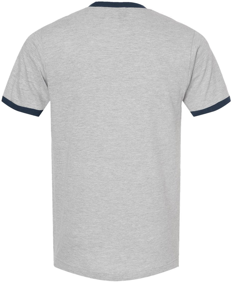 no-logo Tultex Unisex Fine Jersey Ringer T-Shirt-T-Shirts-Tultex-Thread Logic