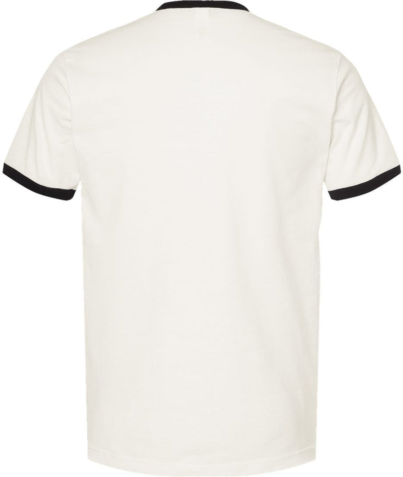 no-logo Tultex Unisex Fine Jersey Ringer T-Shirt-T-Shirts-Tultex-Thread Logic