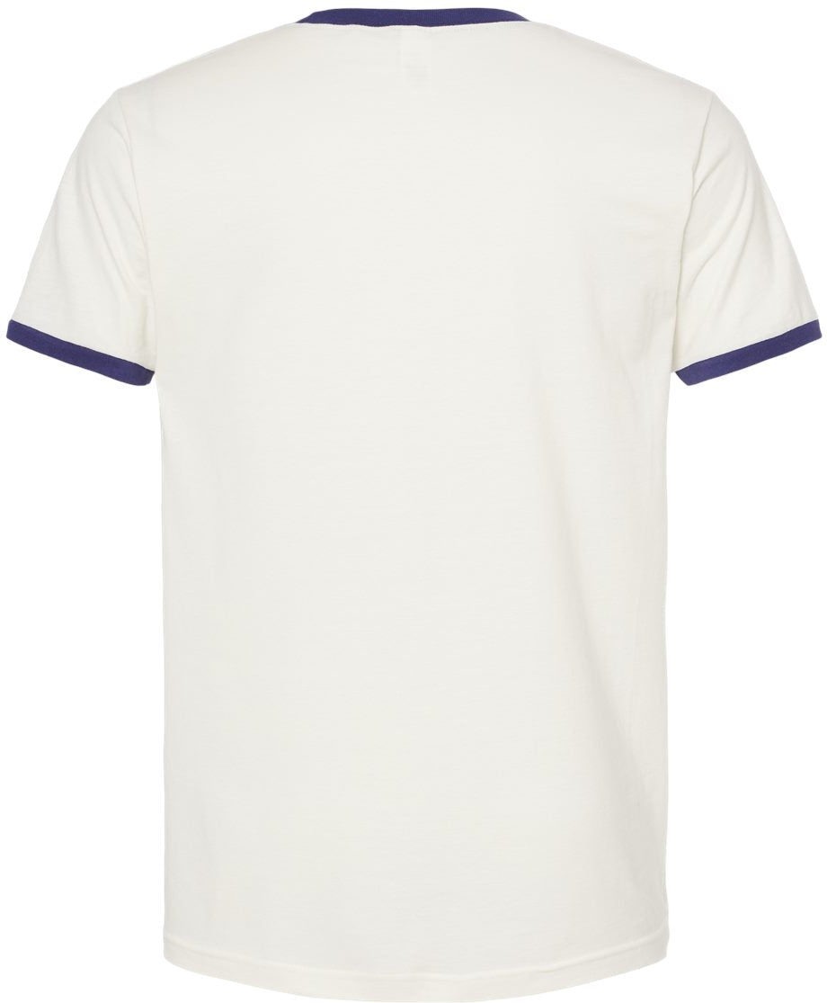 no-logo Tultex Unisex Fine Jersey Ringer T-Shirt-T-Shirts-Tultex-Thread Logic