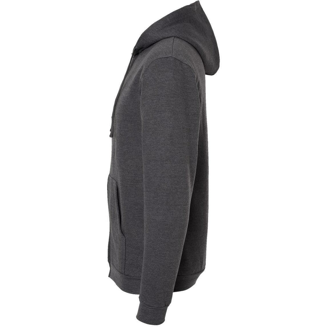 no-logo Tultex Unisex Full-Zip Hooded Sweatshirt-Fleece-Tultex-Thread Logic