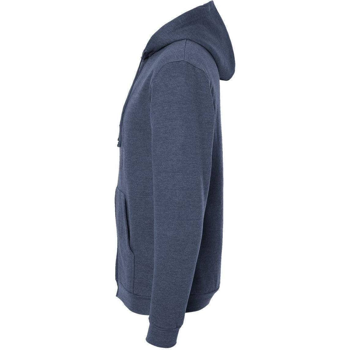 no-logo Tultex Unisex Full-Zip Hooded Sweatshirt-Fleece-Tultex-Thread Logic