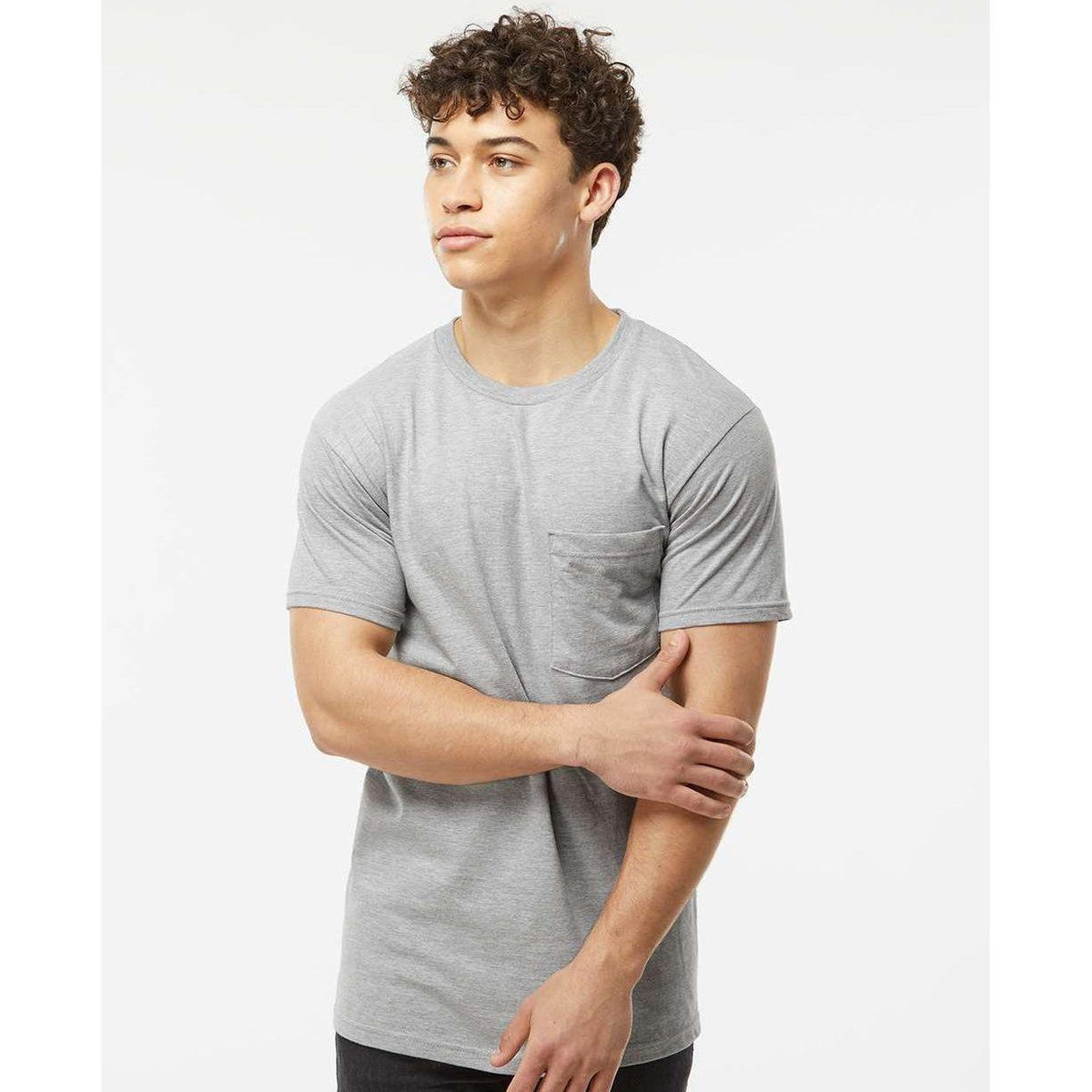 no-logo Tultex Unisex Heavyweight Pocket T-Shirt-T-Shirts-Tultex-Thread Logic