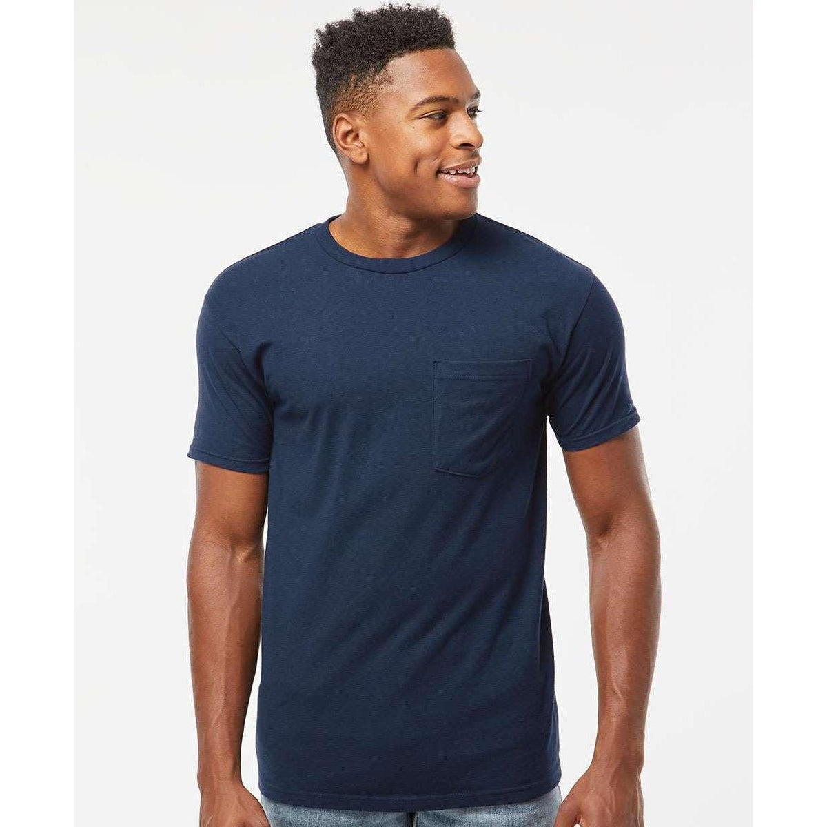 no-logo Tultex Unisex Heavyweight Pocket T-Shirt-T-Shirts-Tultex-Thread Logic