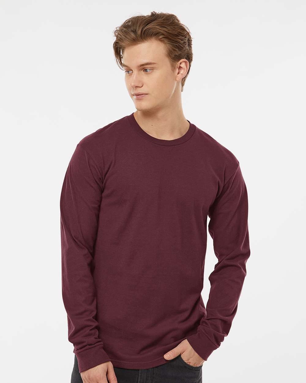 no-logo Tultex Unisex Jersey Long Sleeve T-Shirt-T-Shirts - Long Sleeve-Tultex-Thread Logic