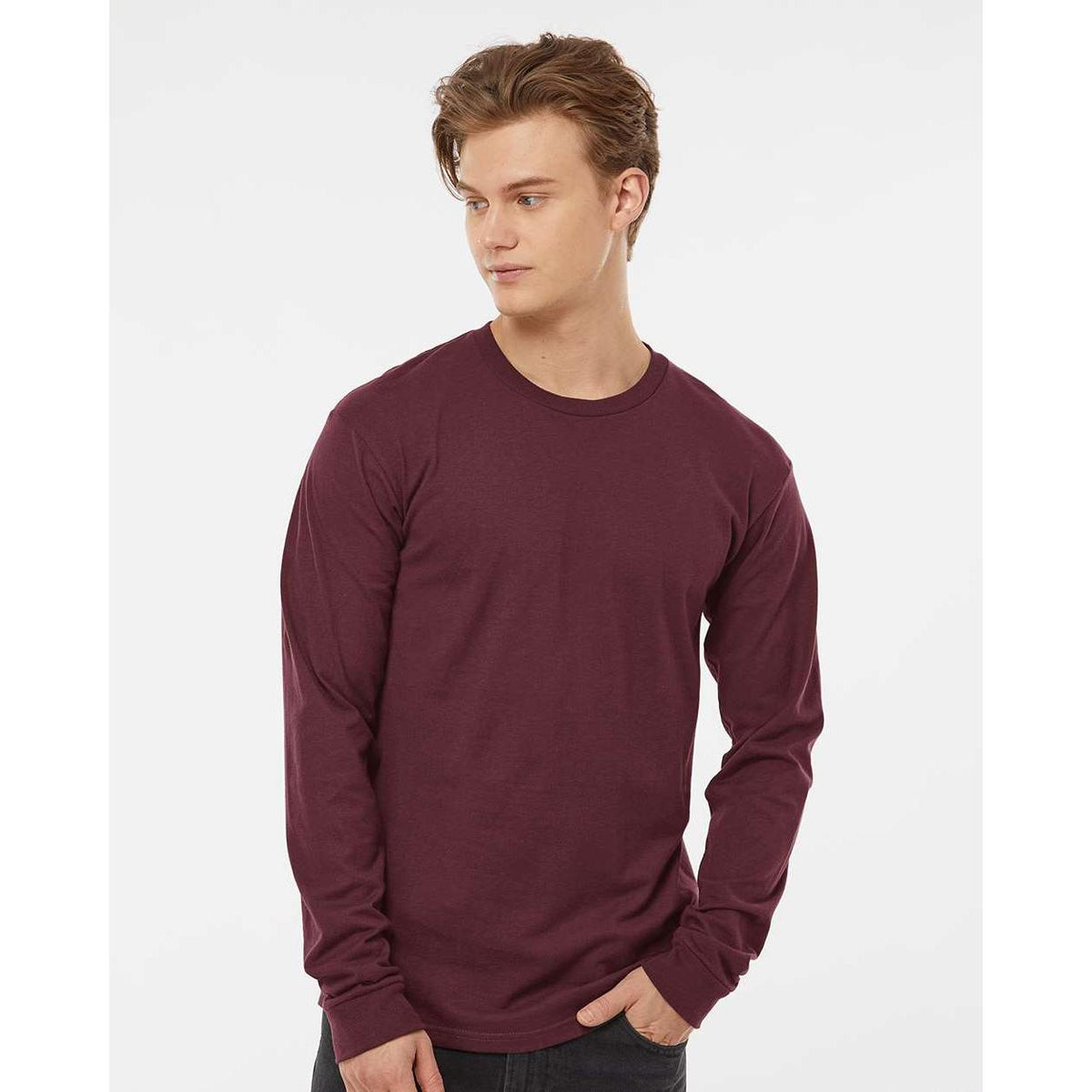 no-logo Tultex Unisex Jersey Long Sleeve T-Shirt-T-Shirts - Long Sleeve-Tultex-Thread Logic