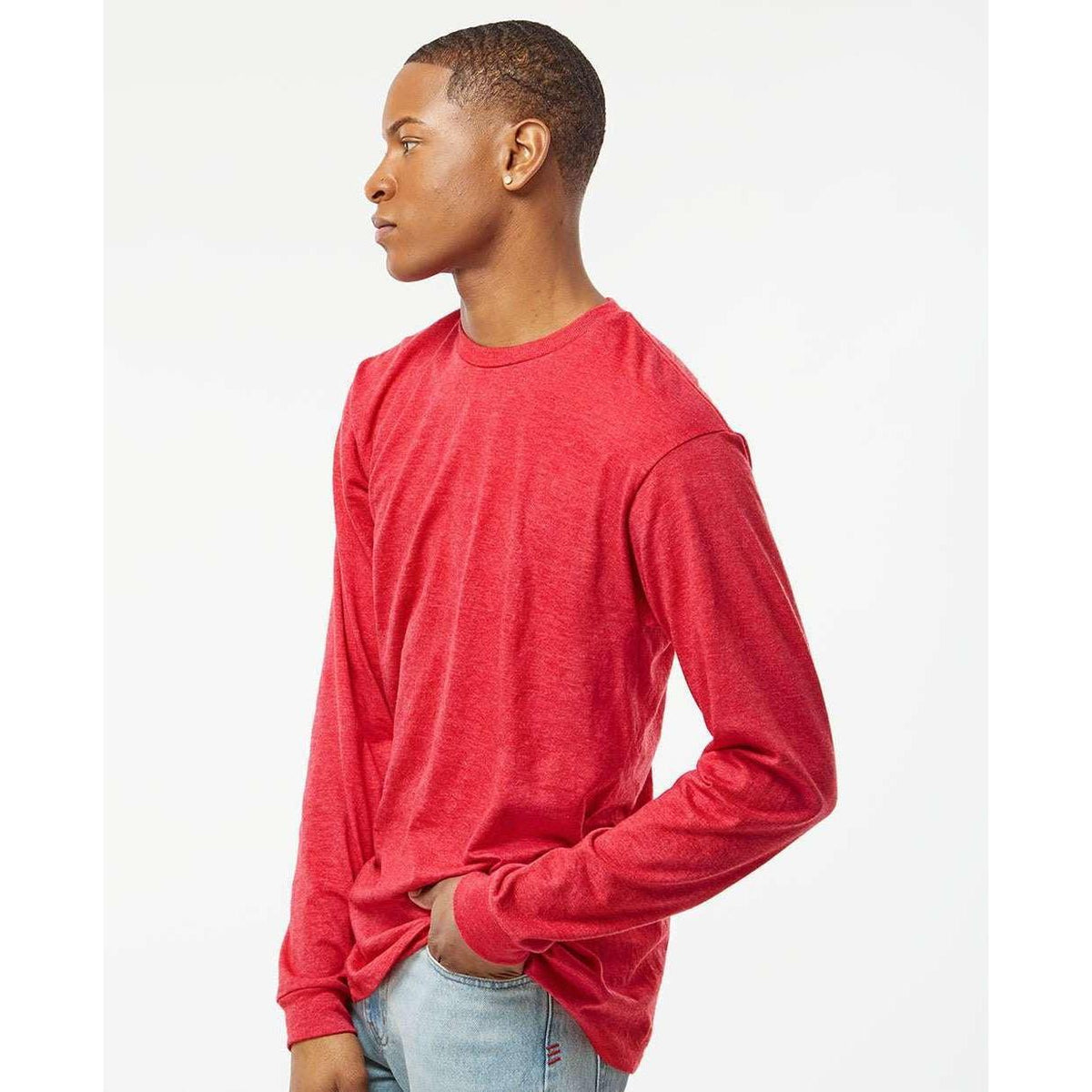 no-logo Tultex Unisex Jersey Long Sleeve T-Shirt-T-Shirts - Long Sleeve-Tultex-Thread Logic