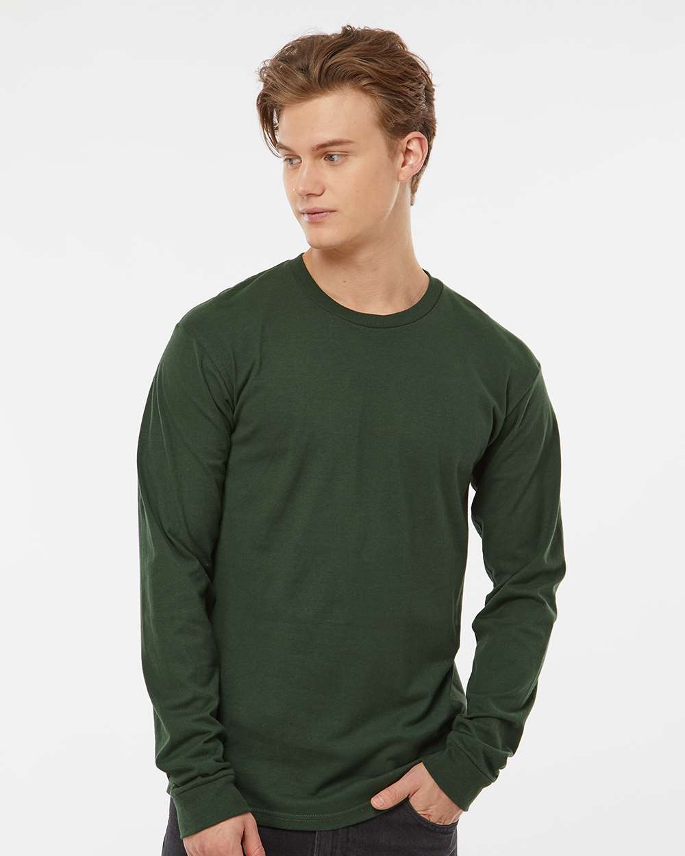 no-logo Tultex Unisex Jersey Long Sleeve T-Shirt-T-Shirts - Long Sleeve-Tultex-Thread Logic
