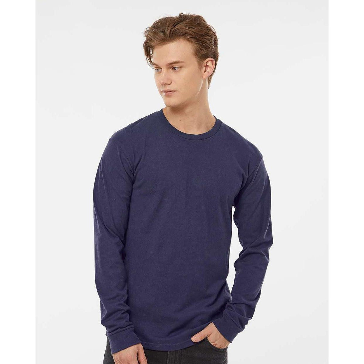 no-logo Tultex Unisex Jersey Long Sleeve T-Shirt-T-Shirts - Long Sleeve-Tultex-Thread Logic