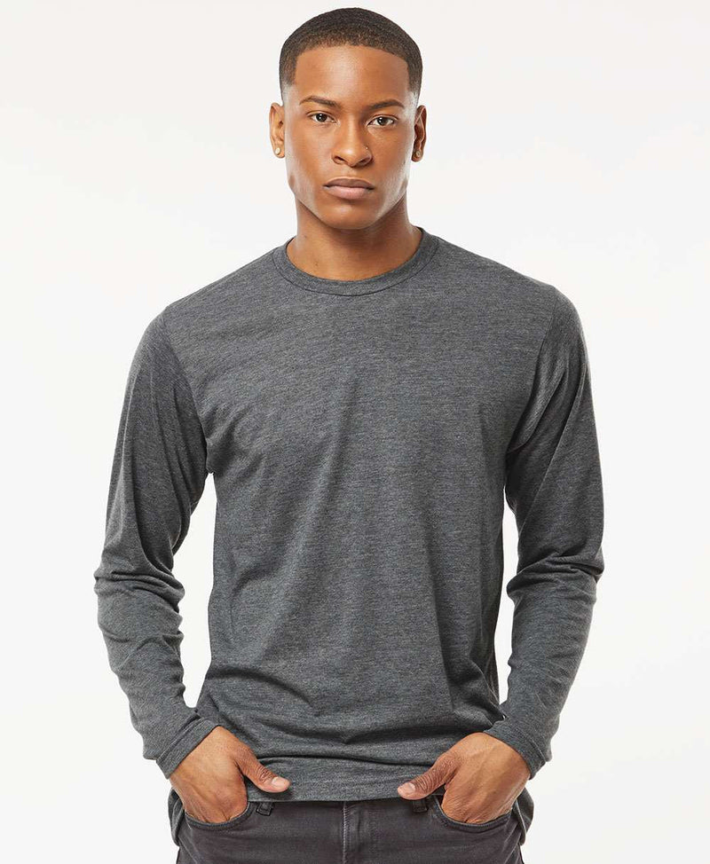 no-logo Tultex Unisex Poly-Rich Long Sleeve T-Shirt-T-Shirts - Long Sleeve-Tultex-Thread Logic