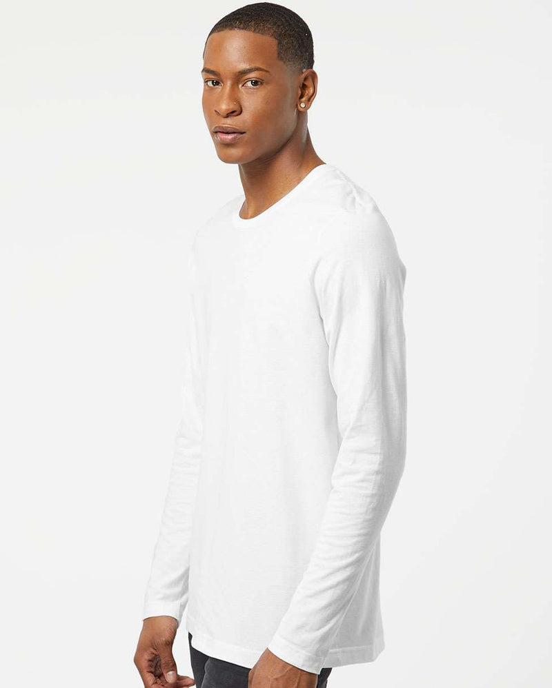 no-logo Tultex Unisex Premium Cotton Long Sleeve T-Shirt-T-Shirts - Long Sleeve-Tultex-Thread Logic