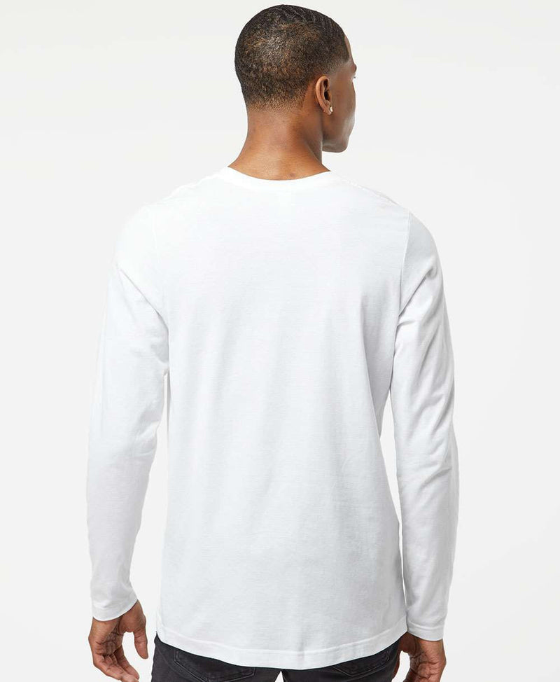no-logo Tultex Unisex Premium Cotton Long Sleeve T-Shirt-T-Shirts - Long Sleeve-Tultex-Thread Logic