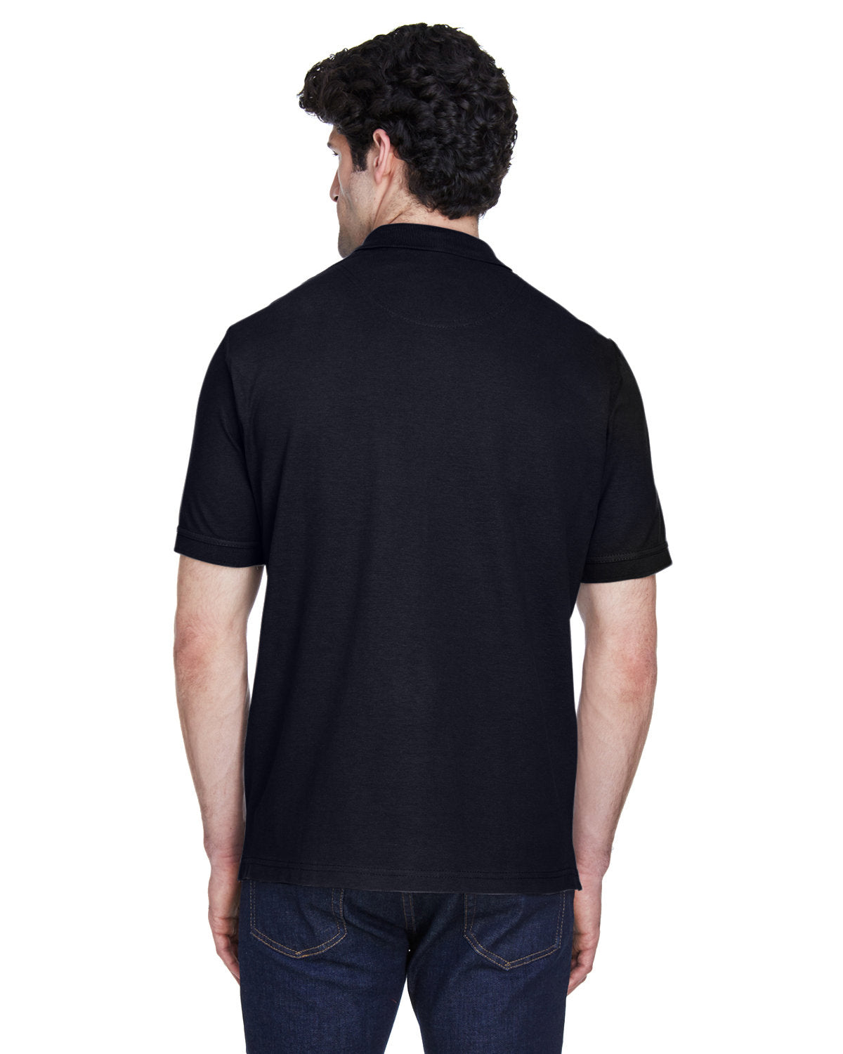 no-logo UltraClub Classic Pique Polo Shirt-Men's Polos-UltraClub-Thread Logic