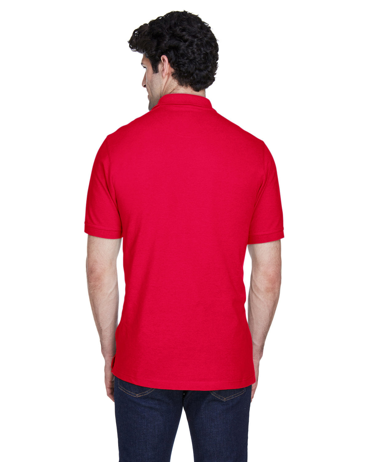no-logo UltraClub Classic Pique Polo Shirt-Men's Polos-UltraClub-Thread Logic