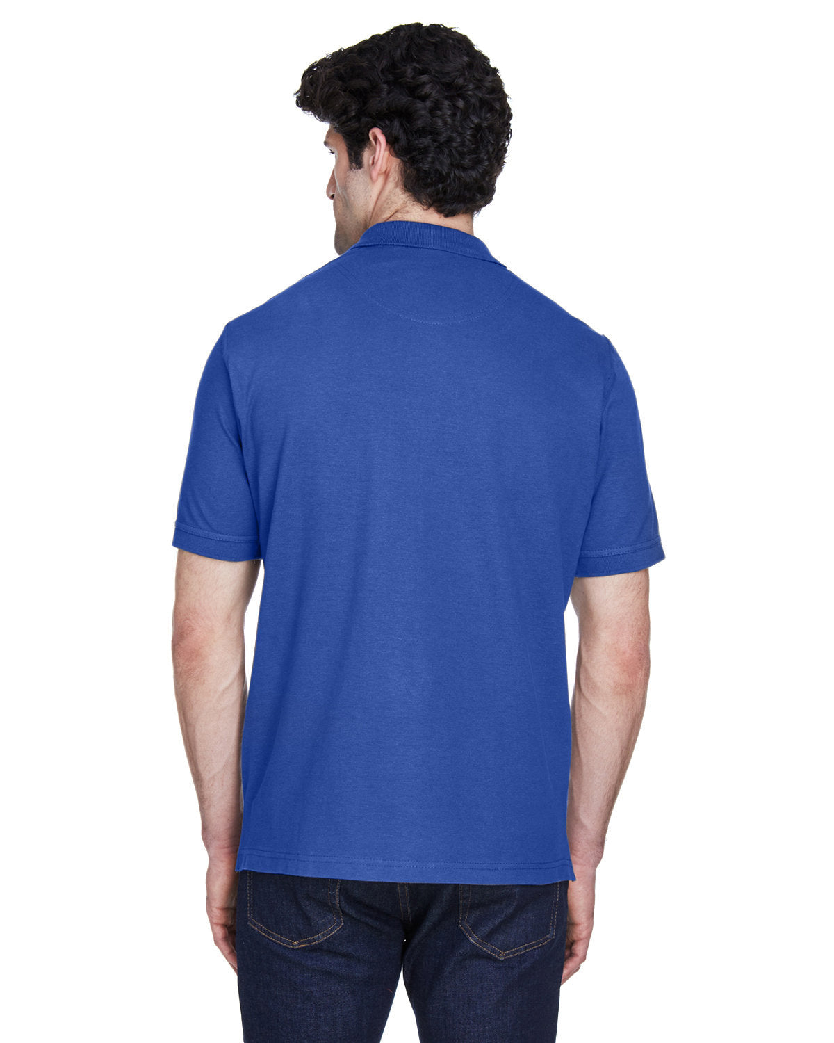 no-logo UltraClub Classic Pique Polo Shirt-Men's Polos-UltraClub-Thread Logic